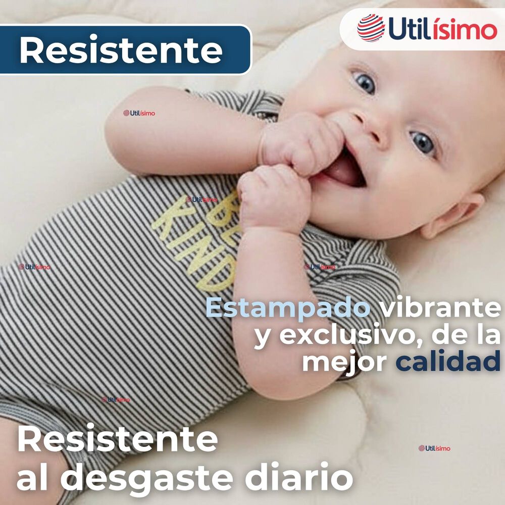 Pack 5 Bodys Niño Manga Corta Tedmimak 100% Algodón Baby Be Kind image number 7.0