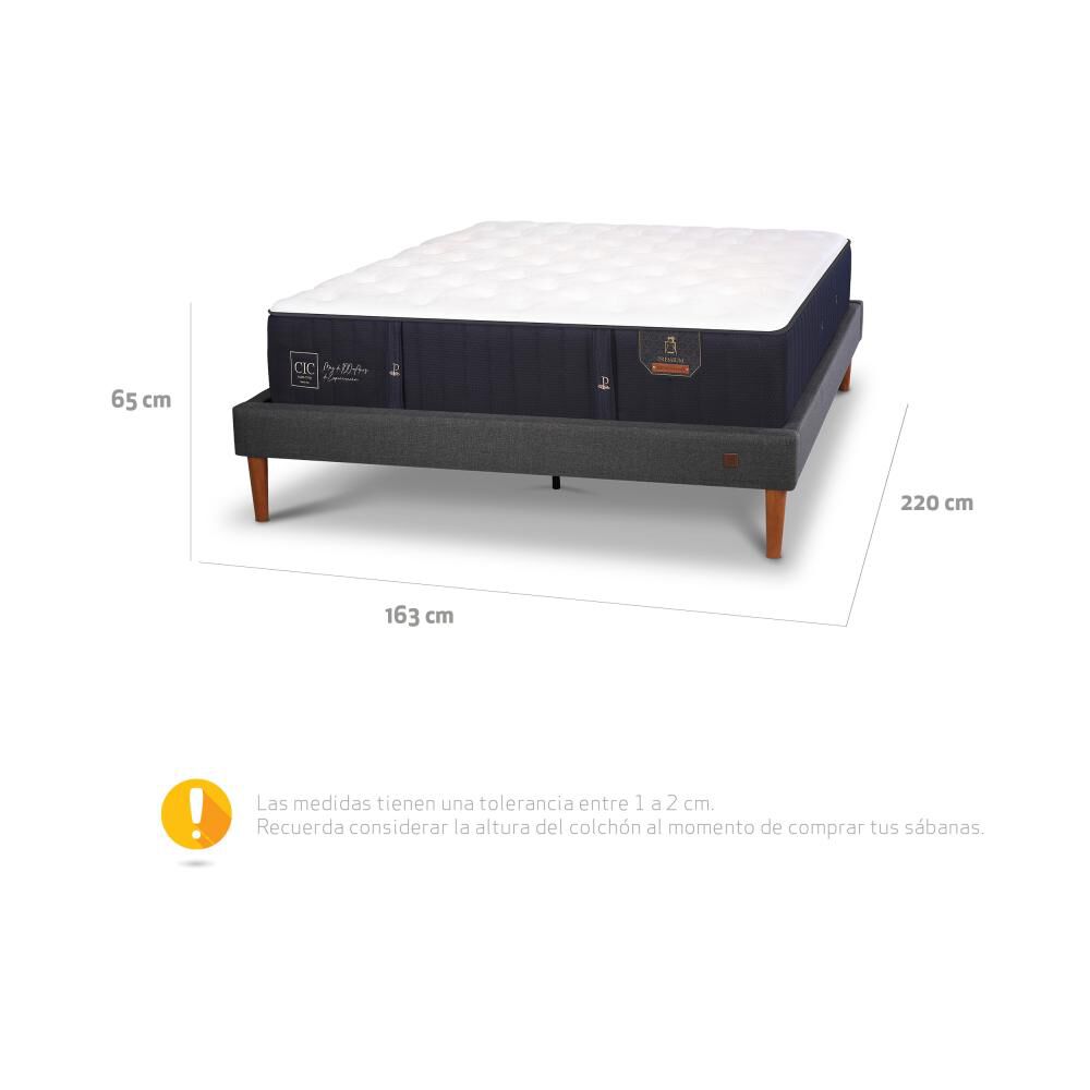Cama Europea Cic Premium / 2 Plazas / Base Normal image number 5.0