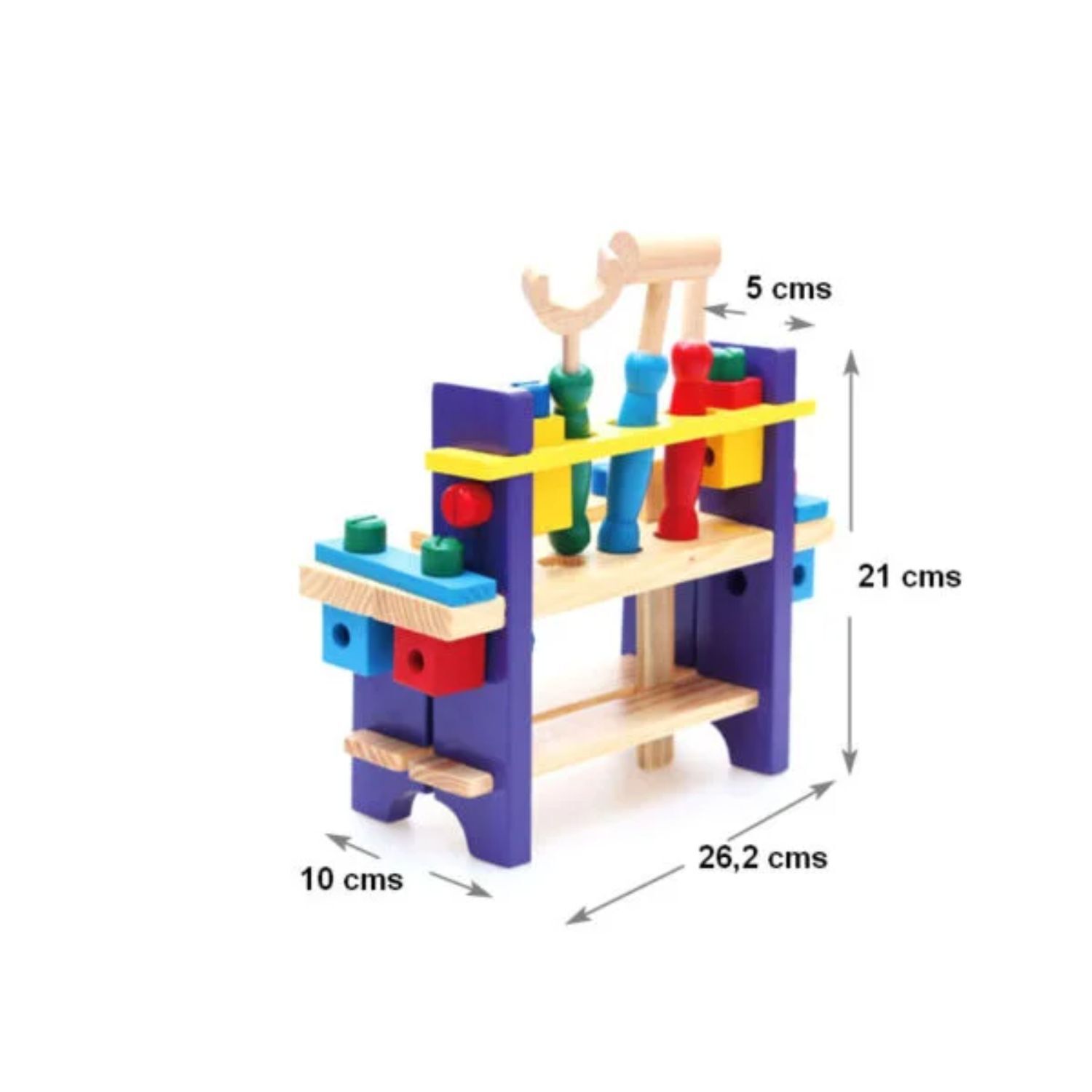 Banco De Herramientas De Madera Para Ni&ntilde;os De 3+ A&ntilde;os image number 1.0