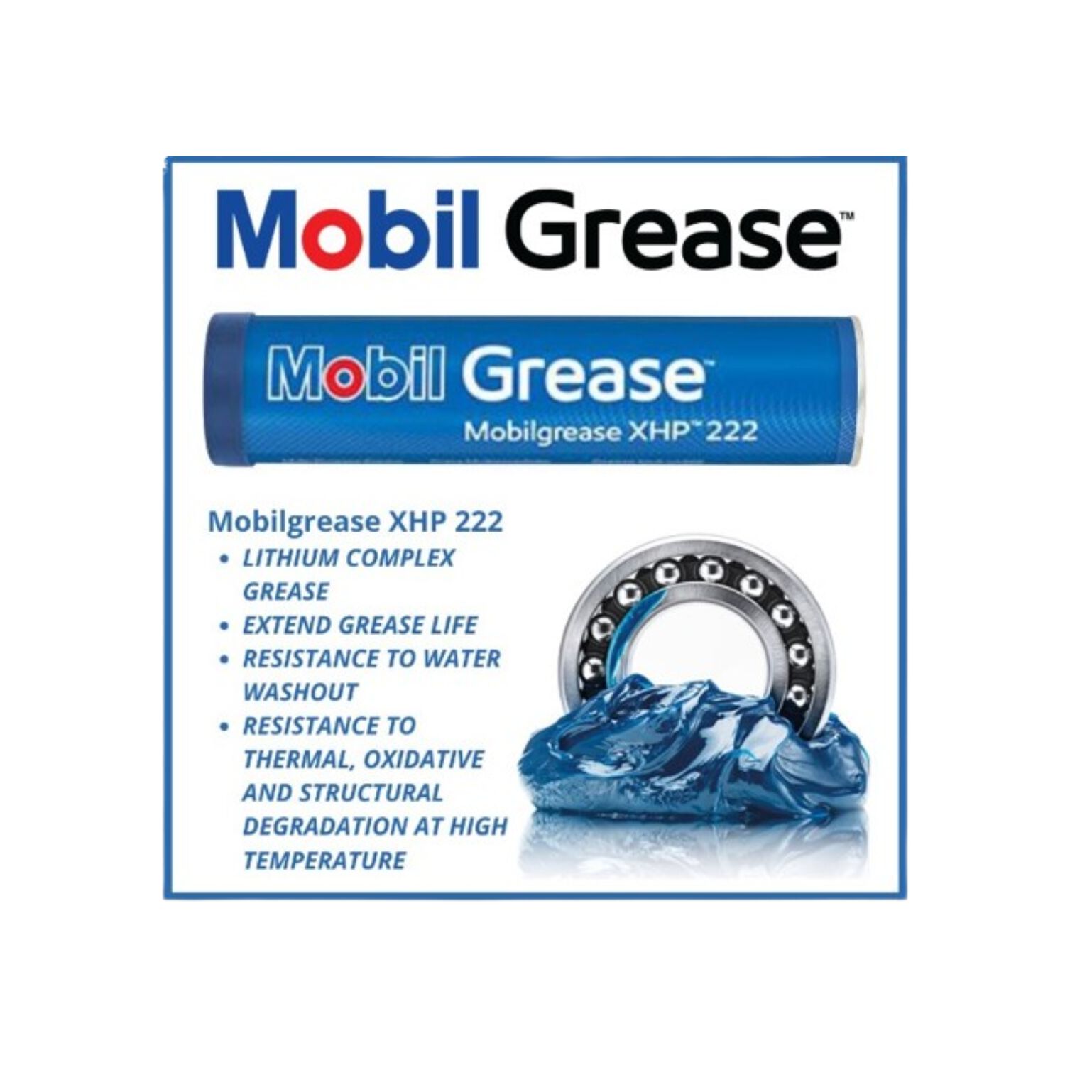 Grasa Multiprop&oacute;sito Mobil Xhp 222 Alta Temperatura image number 3.0