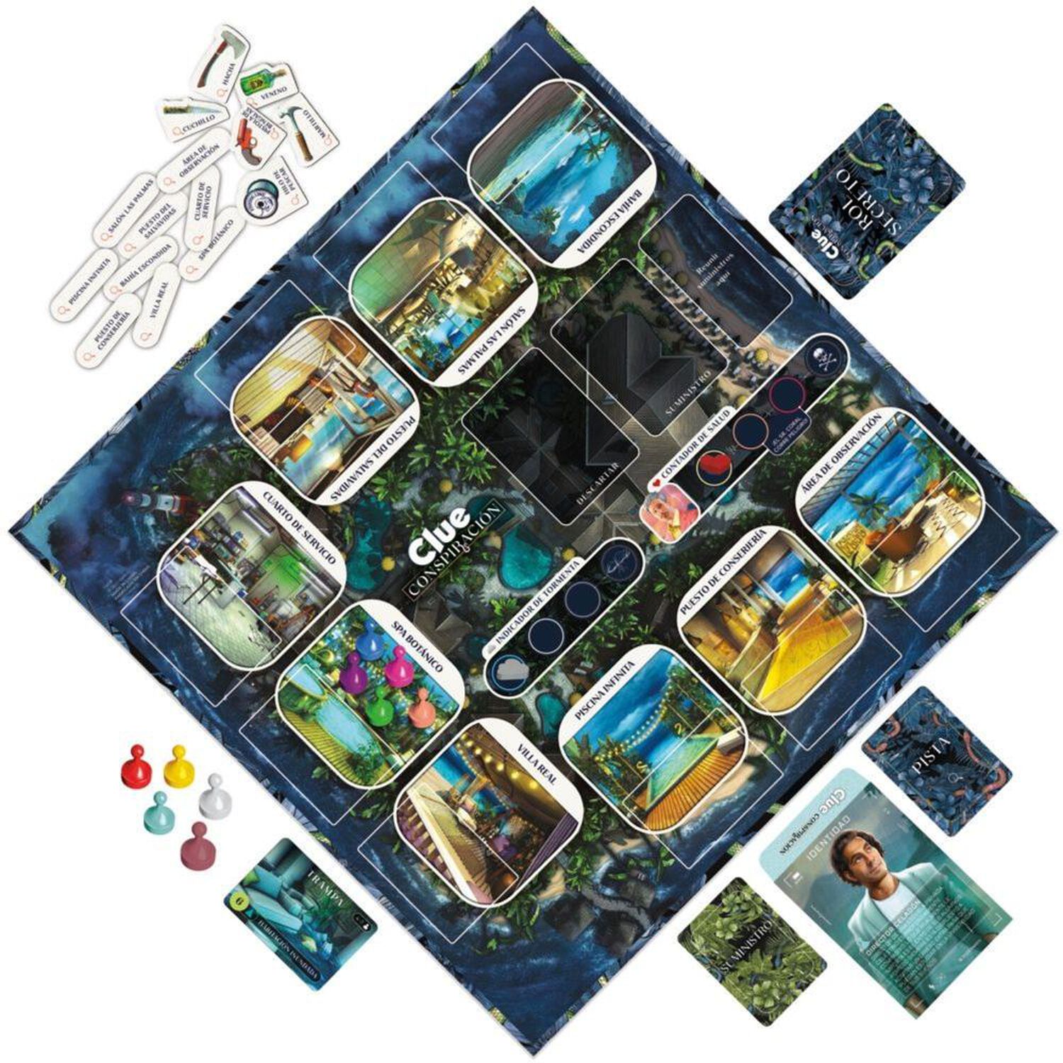 Juego De Mesa Clue Conspiraci&oacute;n Hasbro Gaming image number 11.0