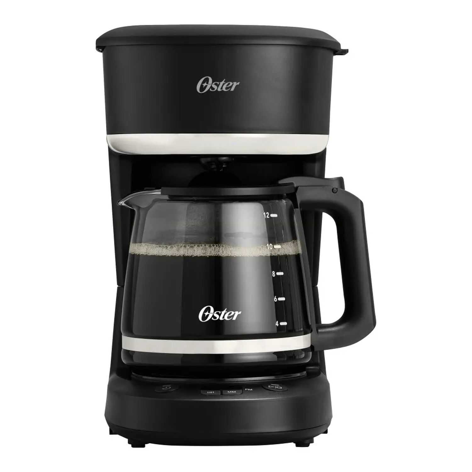Oster Cafetera Programable Capacidad 12 Tazas Bvstdcp121b Con Filtro Reutilizable image number 1.0