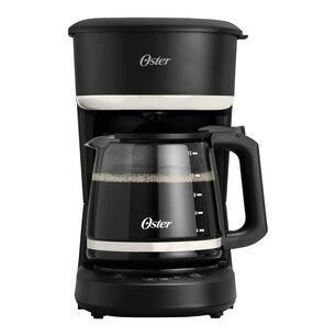 Oster Cafetera Programable Capacidad 12 Tazas Bvstdcp121b Con Filtro Reutilizable