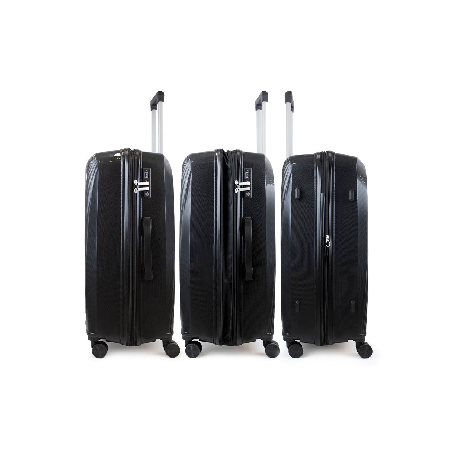 Pack 2 Maletas Cabina S 10k + Grande L 23k Slay Negra F La Maleta De Chile image number 5.0