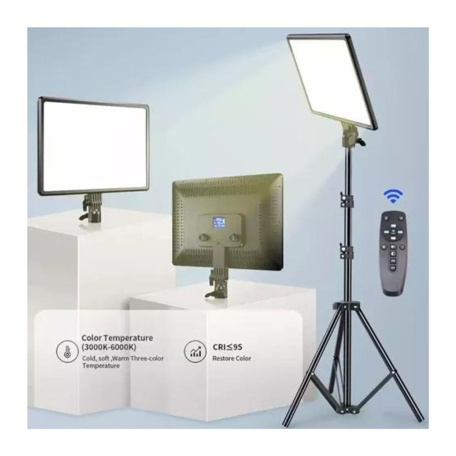 Panel De Iluminaci&oacute;n Luz Led Para Estudio Fotograf&iacute;a Pl-36 image number 4.0