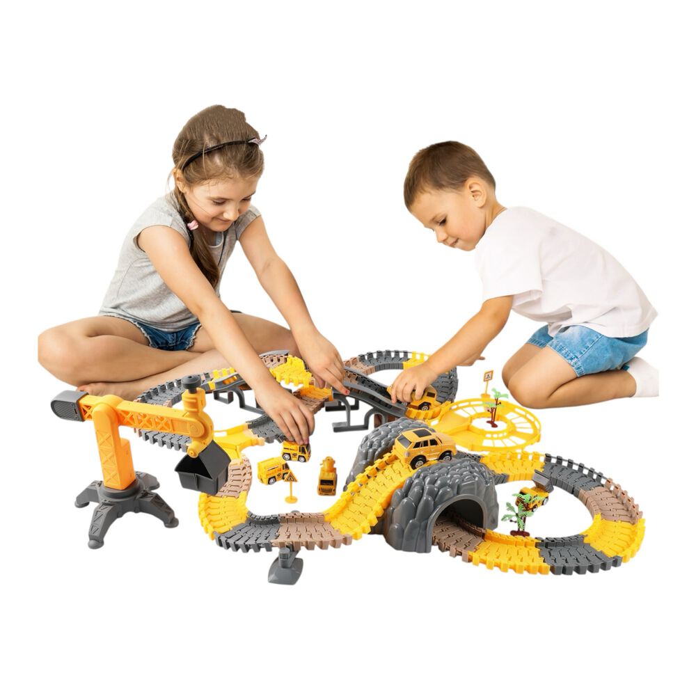 Juguete Autopista Eléctrica 249 Piezas Tm208 Lubabycas image number 0.0