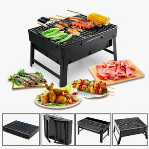 Mini Parrillera Plegable De Carbon
