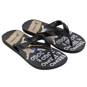 Sandalia Street Negro/oro Rider