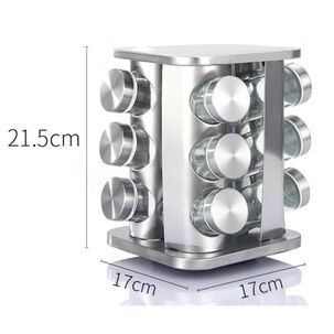 Organizador Giratorio Para Especias Y Condimentos De Cocina