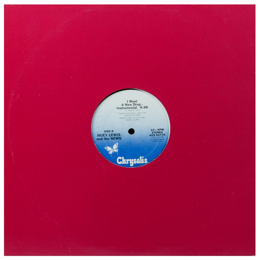 Huey Lewis And The News - I Want A New Drug | 12" Maxi Single Usado image number 1.0