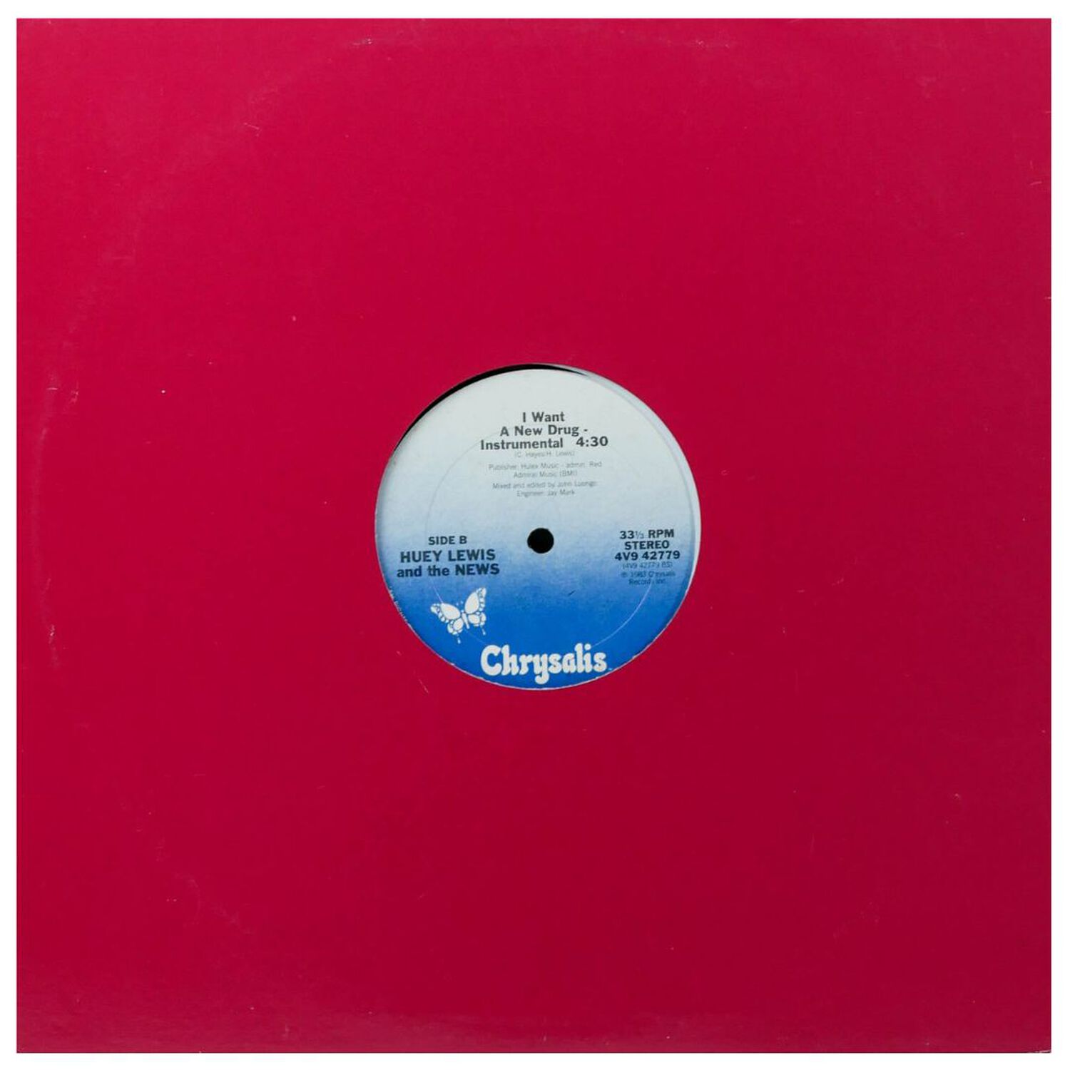 Huey Lewis And The News - I Want A New Drug | 12" Maxi Single Usado image number 1.0