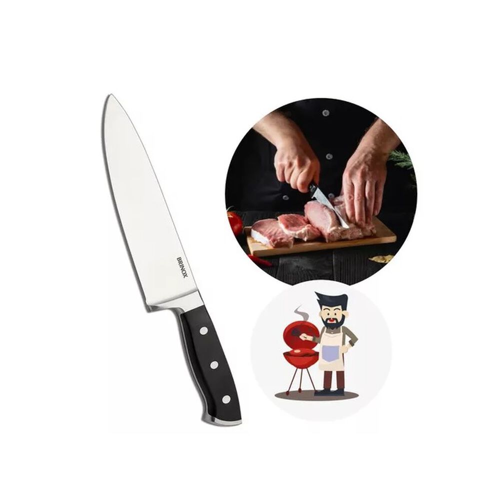 Cuchillo De Chef De 8" Infinity Brinox 2519/305 Mango Pvc image number 0.0