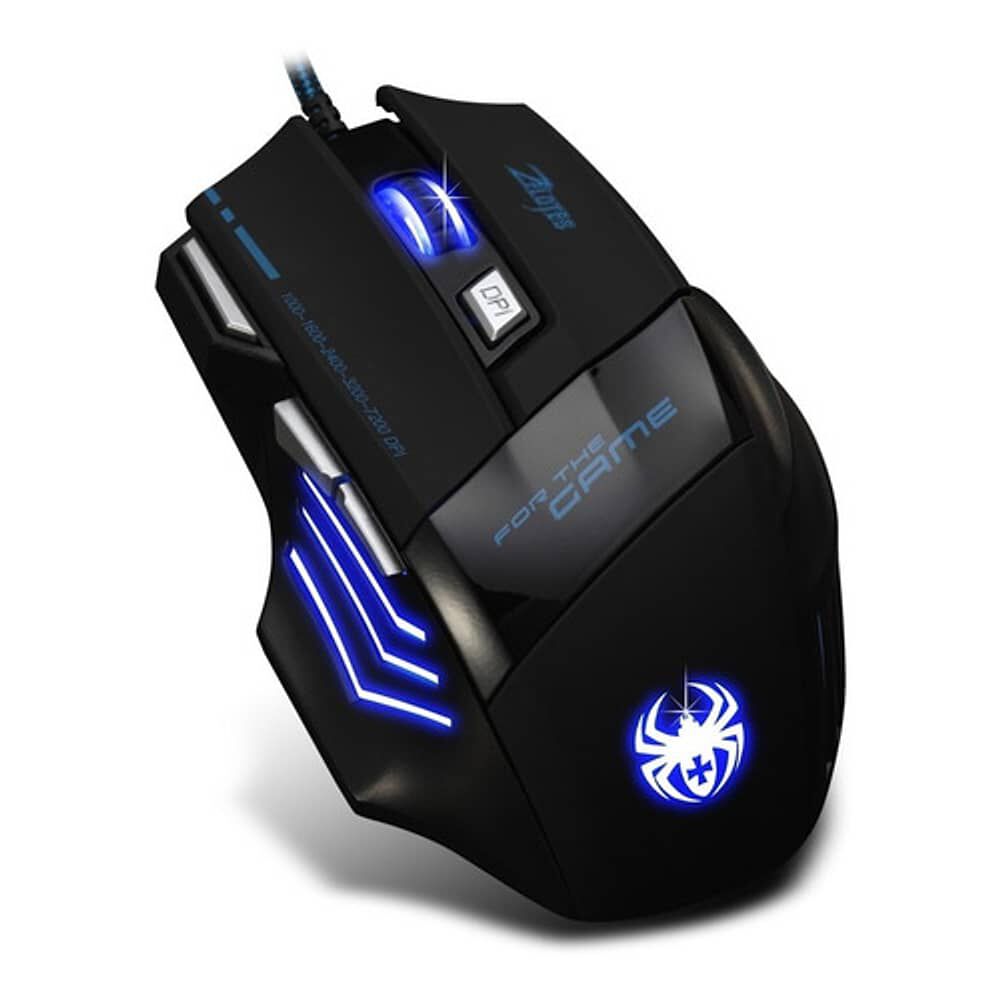 Mouse Gaming Zelotes Con Cable 7 Keys 7200 Dpi T-80 image number 0.0