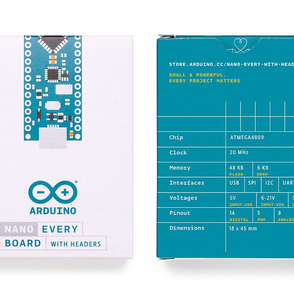 Arduino Nano Every Con Headers Original image number 4.0