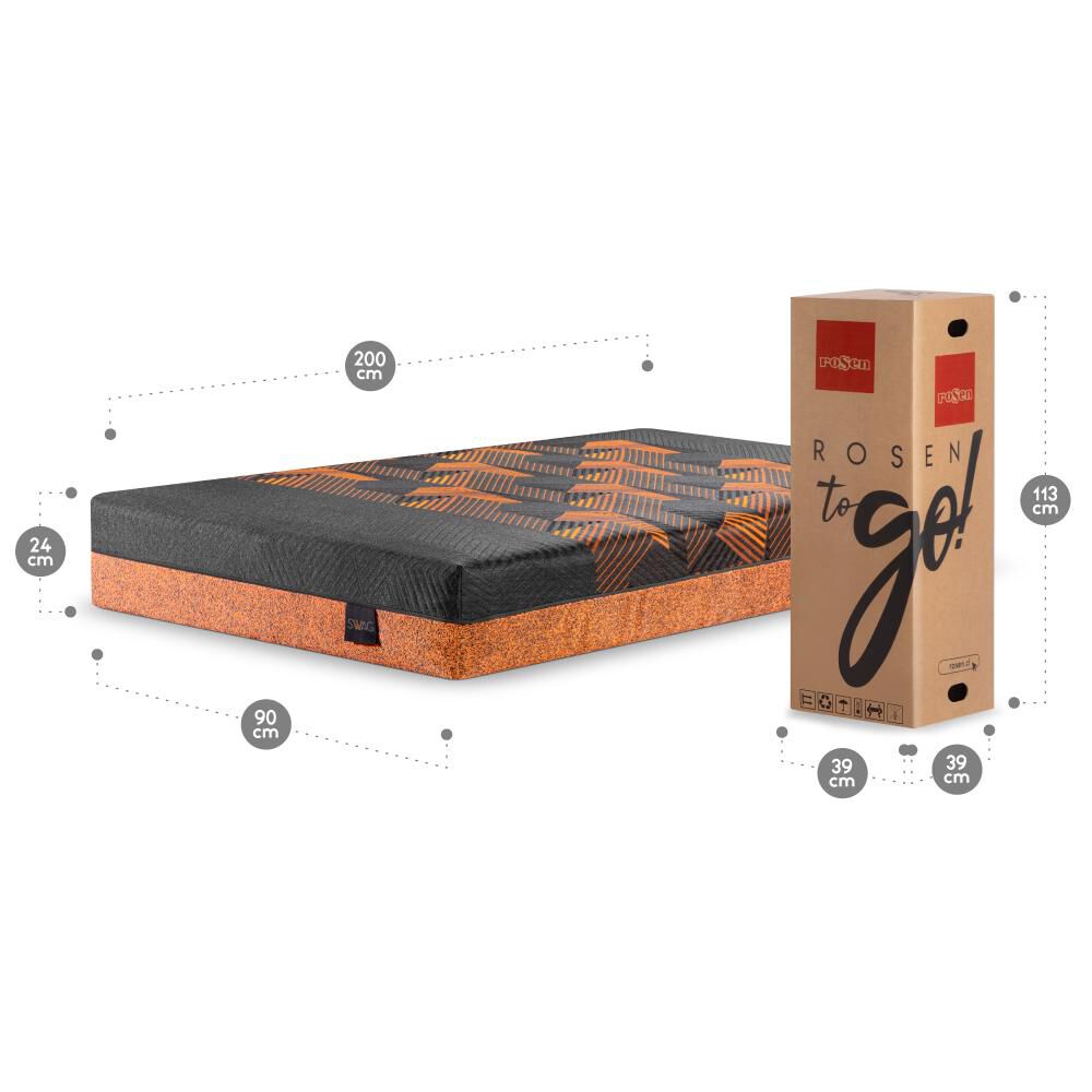 Colchón Rosen Swag 1 Plaza / 200 Cm x 90 Cm image number 0.0
