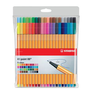 Set 40 Stabilo Point 88 Fineliner Tiral&iacute;neas Puntafina
