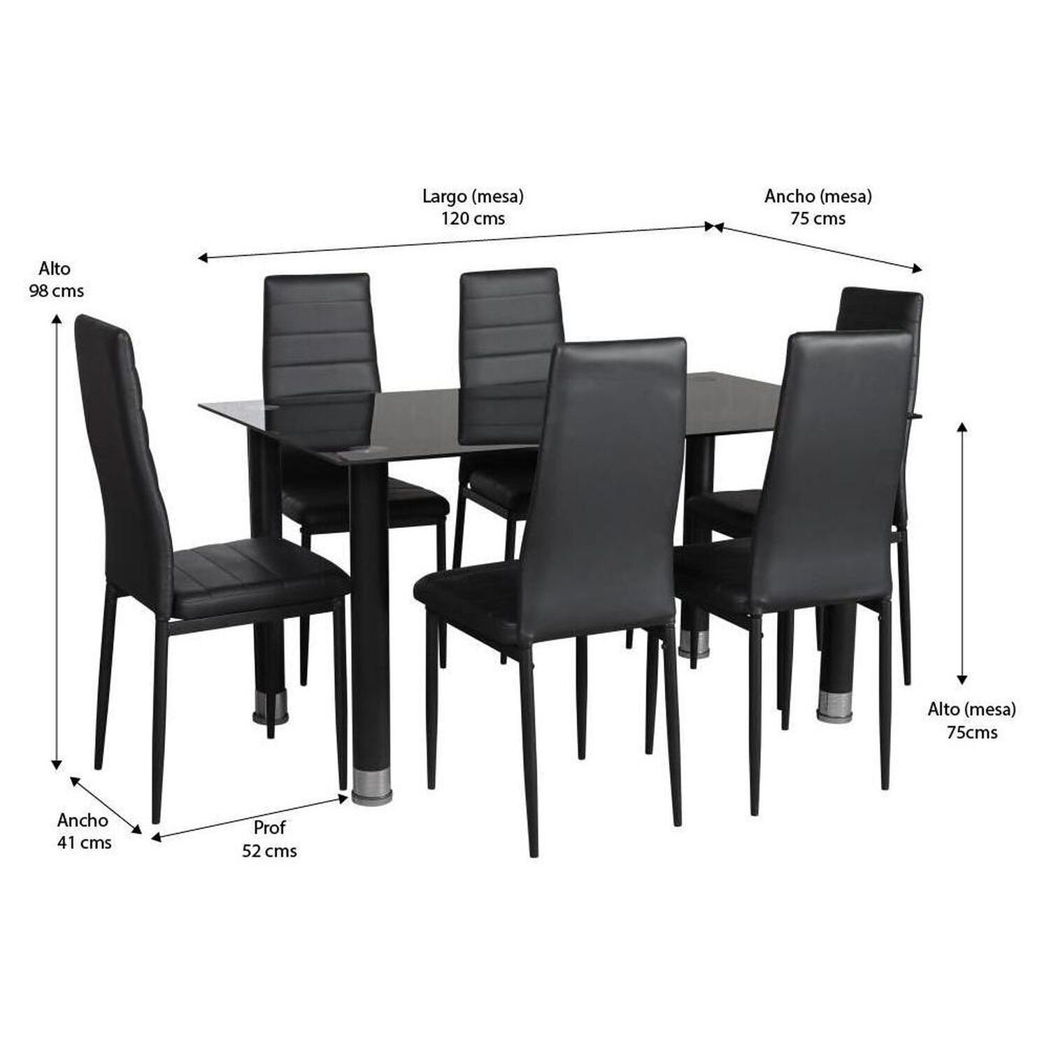 Juego De Comedor Casaideal Avatar / 6 Sillas image number 2.0