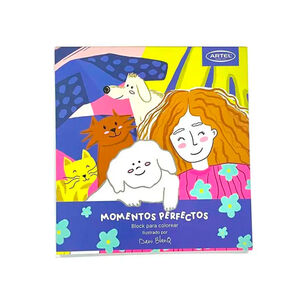 Libro Para Colorear Momentos Perfectos Por Dani Blanq