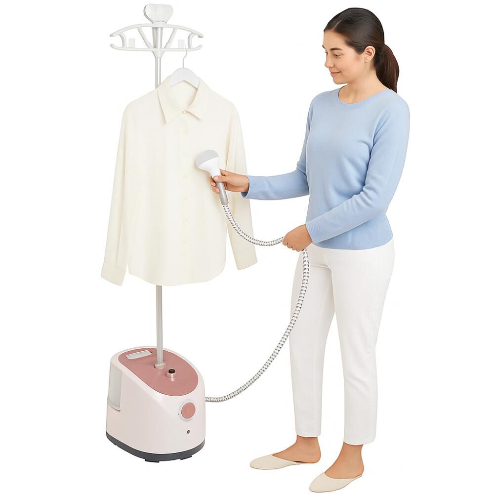 Plancha A Vapor Vertical 2 En 1 De Pie Con Soporte Y Ruedas image number 4.0