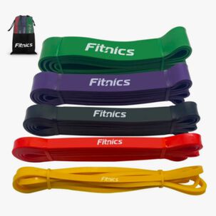 Set 5 Bandas Elasticas Resistencia