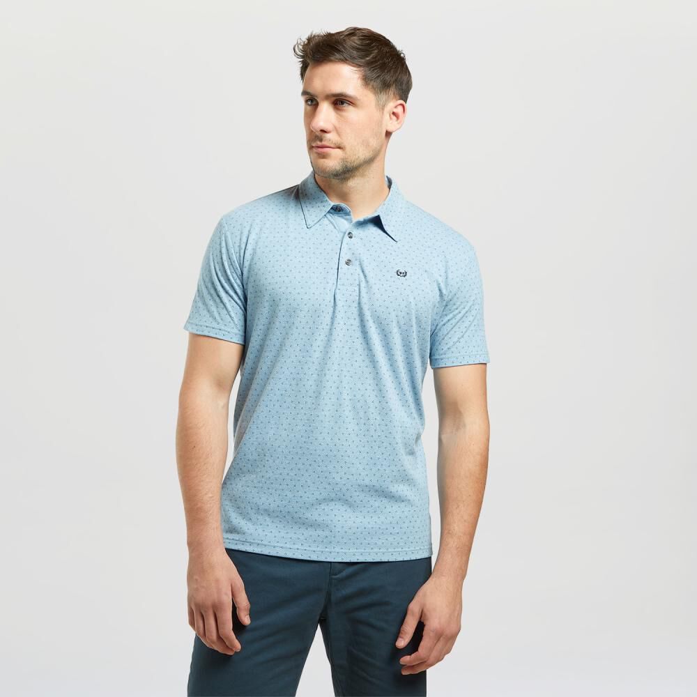 Polera Manga Corta Cuello Piqué Hombre Peroe image number 0.0