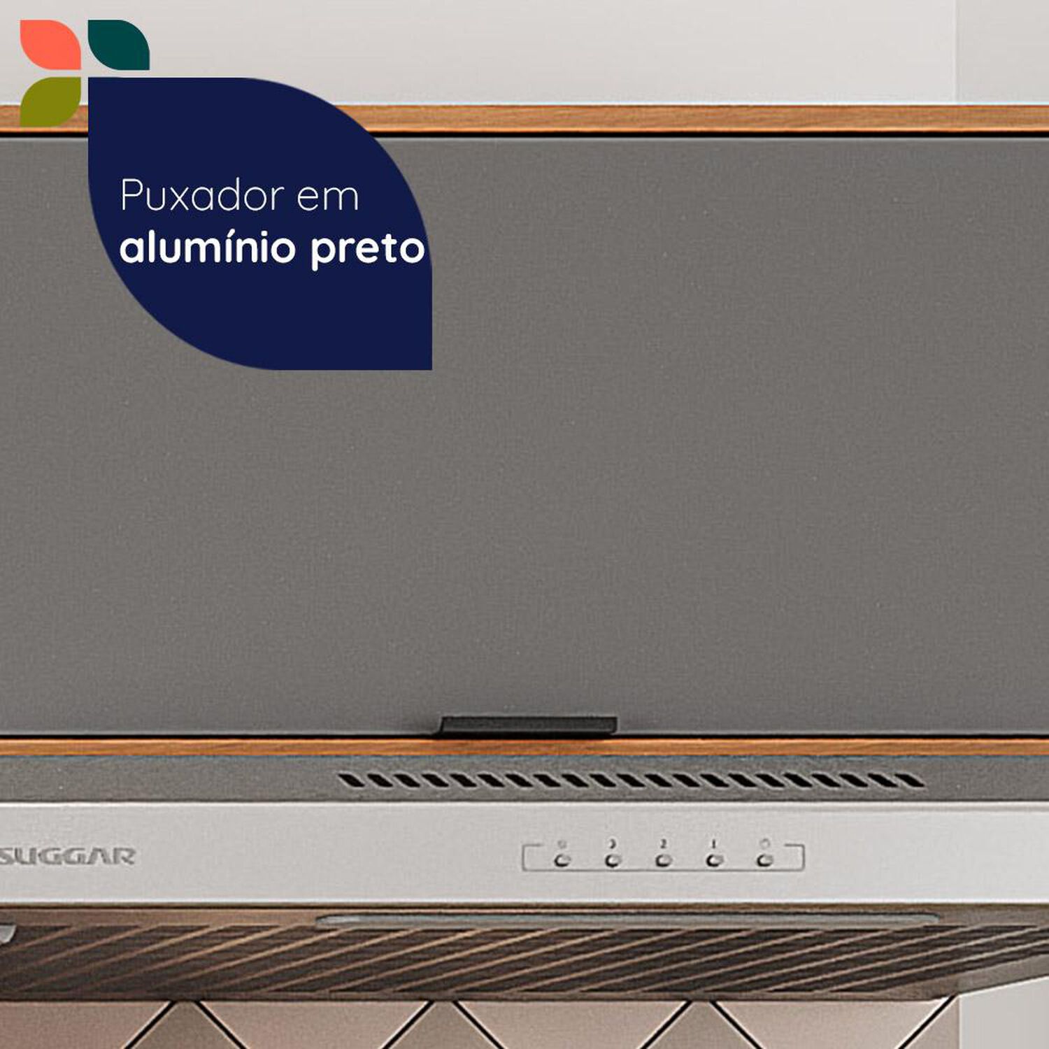 Mueble De Cocina Roca A&eacute;reo Casta&ntilde;a Modular / 1 Puerta image number 7.0