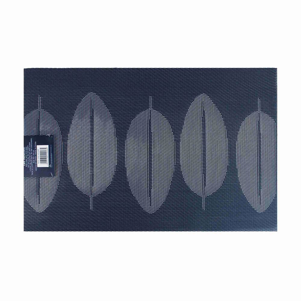 Pack 4 Individuales Nautica Home 45x30cm Reversible Hojas Azul image number 2.0