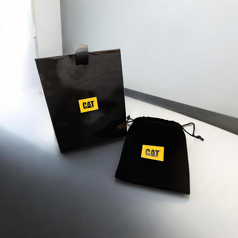 Pulsera De Hombre Cat J002b00112 Negro-plateado image number 4.0