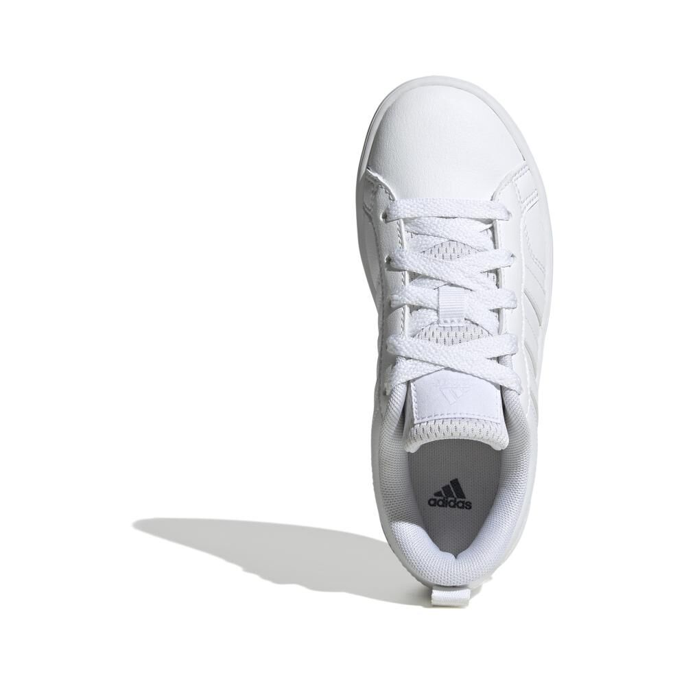 Zapatilla Infantil Unisex Adidas Vs Pace 2.0 K Blanco image number 4.0