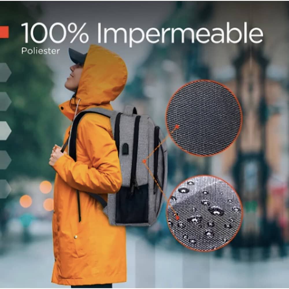 Mochila Notebook Impermeable Antirrobo image number 1.0