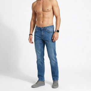 Pantalon Jeans Termico Regular Hombre