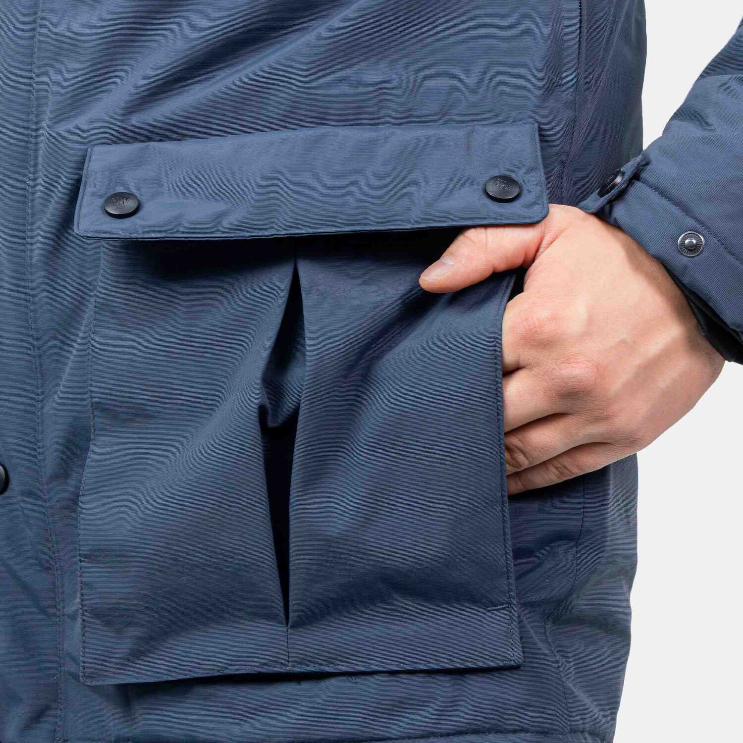 Parka Hw Kodiak Azul Mostaza image number 8.0
