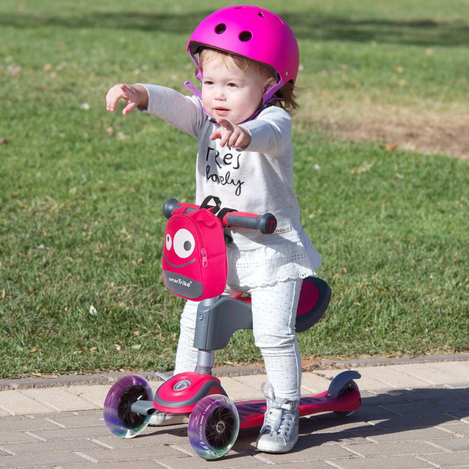 T-scooter T1- Pink Smart Trike image number 5.0