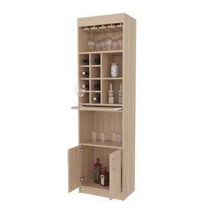 Bar Alto 8 Botelleros Repisa Extensible Fm-012