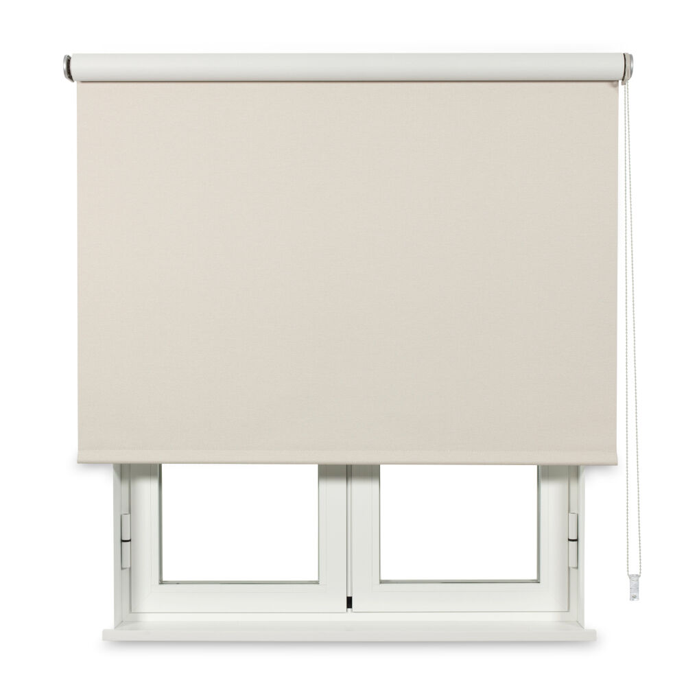 Cortina Roller Premium Viewtex Blackout Solpor Ivory 90x250 image number 0.0