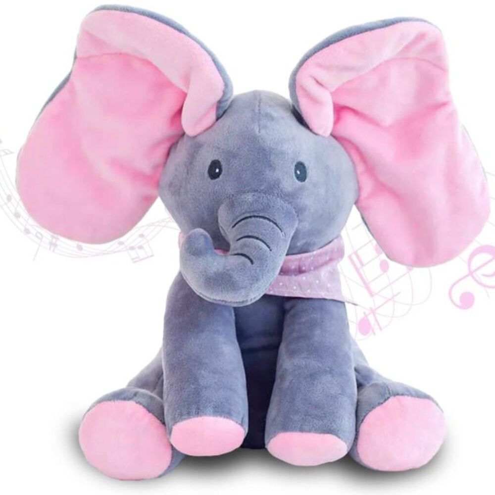Peluche Interactivo Animado Musica + Juego Elefante Bebe image number 15.0
