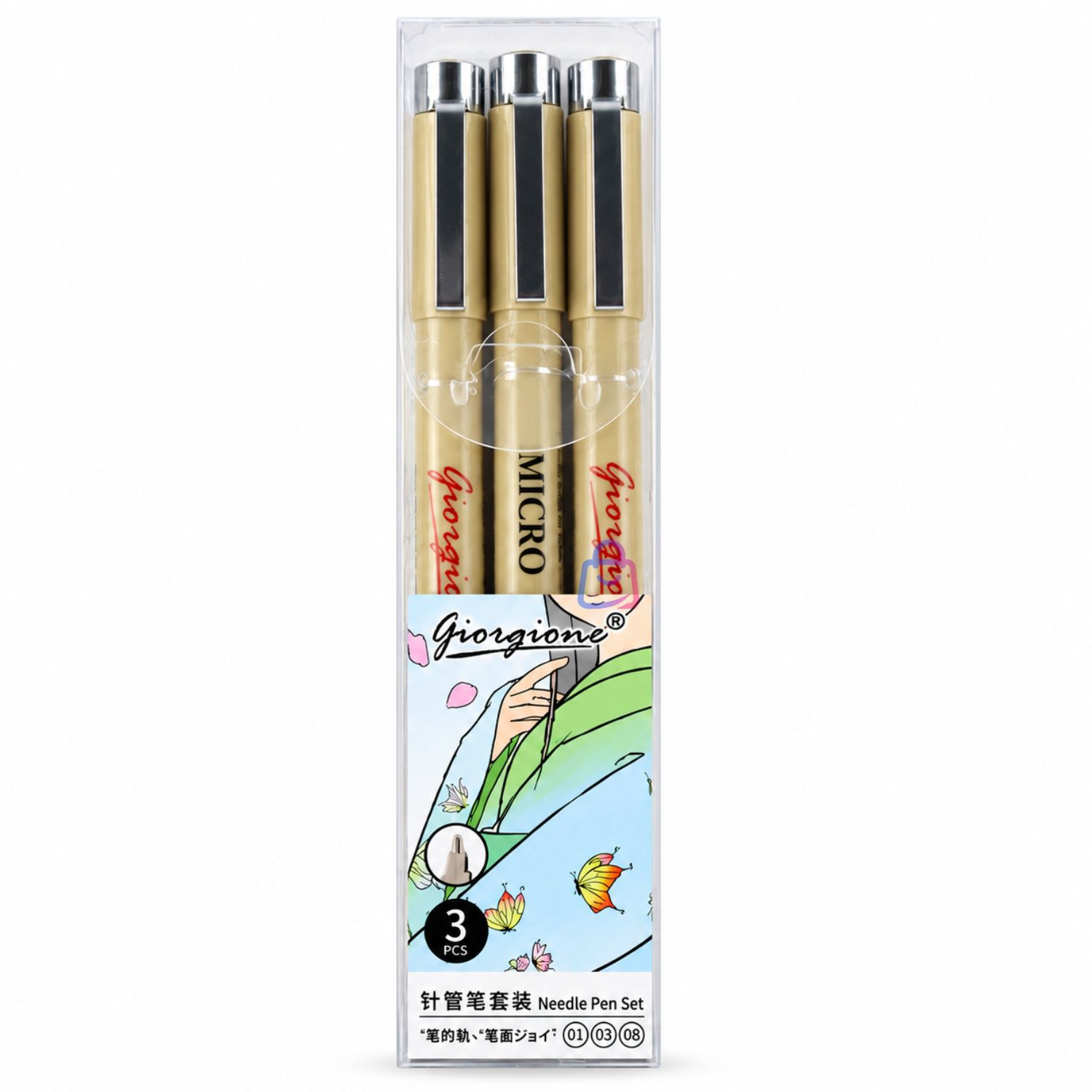 Set Estil&oacute;grafos Zg003 3 Piezas Dibujo Manga - Ps image number 3.0