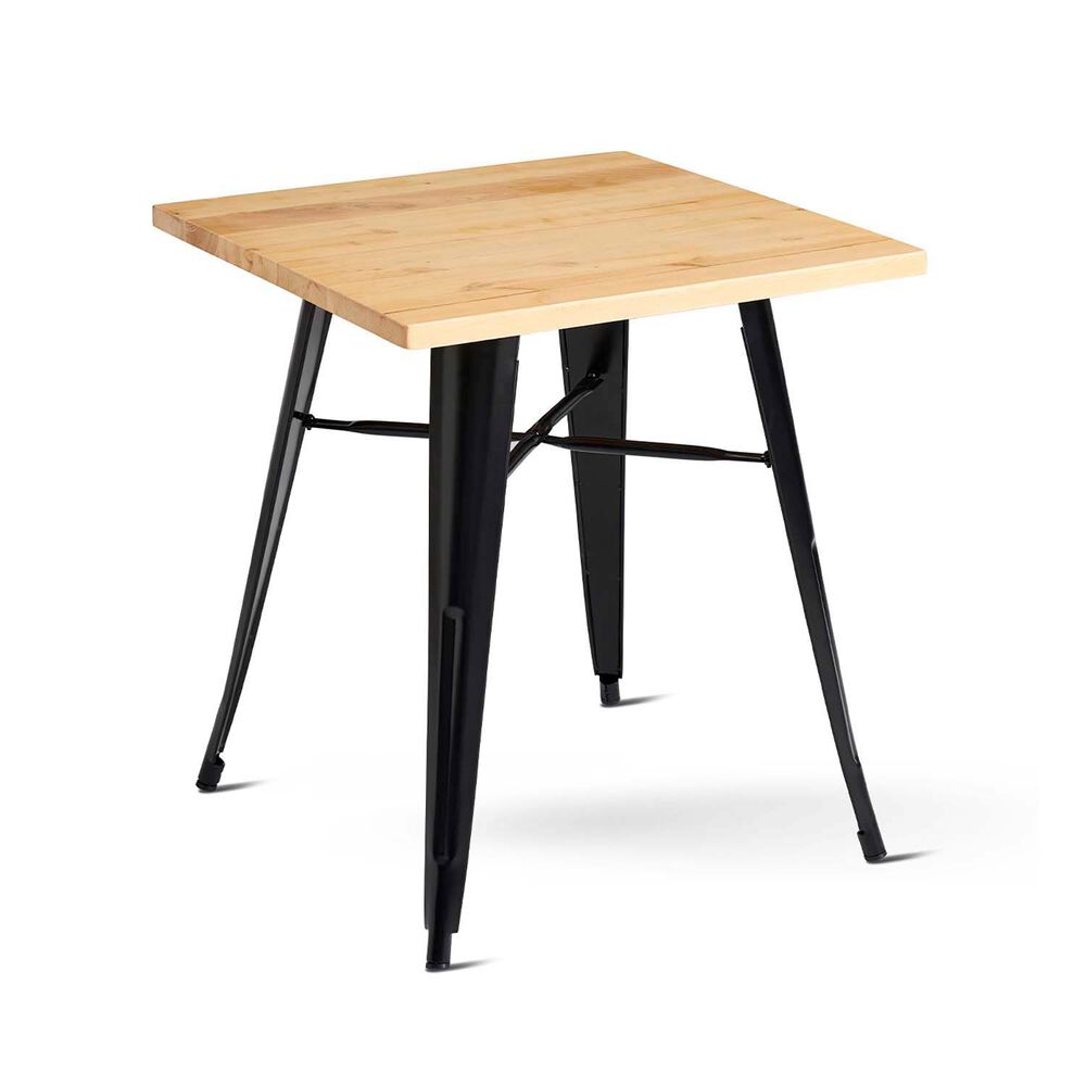 Mesa Metal Tolix Cubierta Madera 70x70 Cm image number 6.0