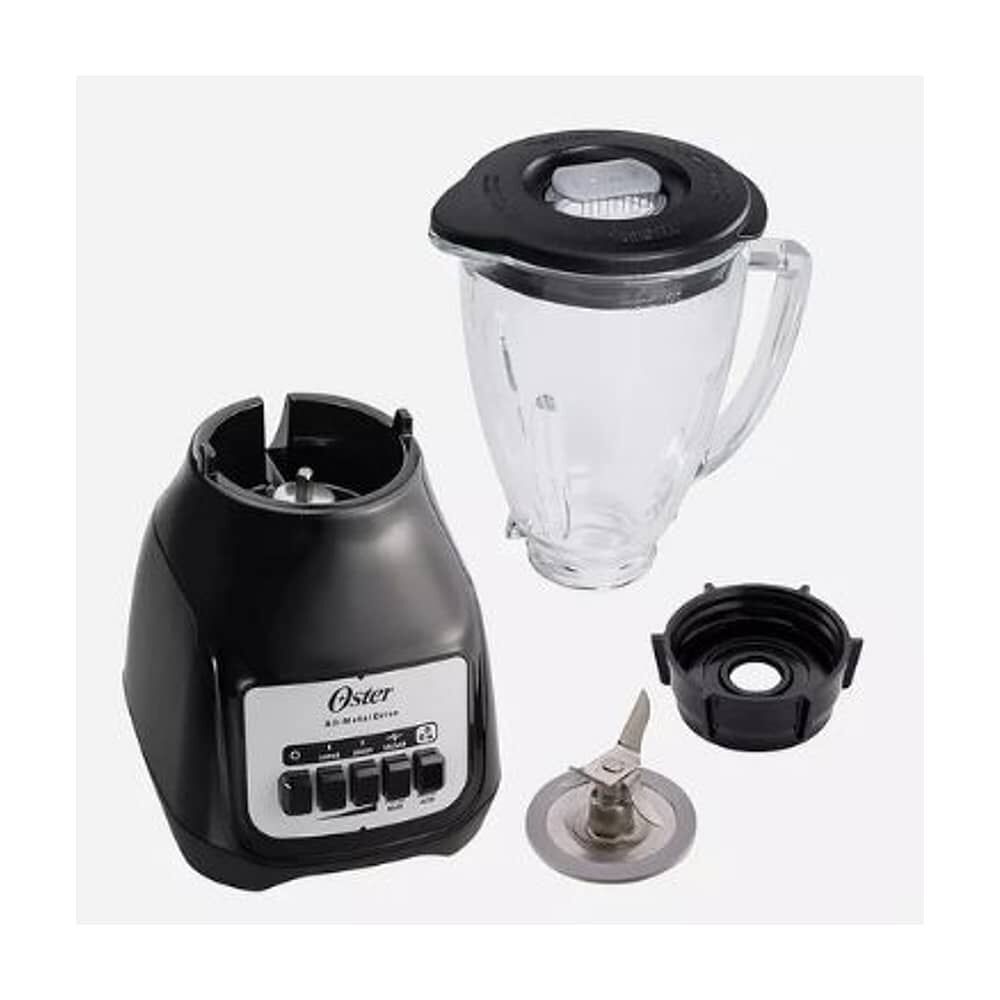 Licuadora Oster 2 Velocidades M&aacute;s Pulso Y Vaso De Vidrio Blstkagbpb image number 1.0