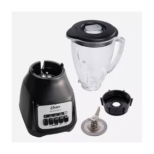 Licuadora Oster 2 Velocidades M&aacute;s Pulso Y Vaso De Vidrio Blstkagbpb
