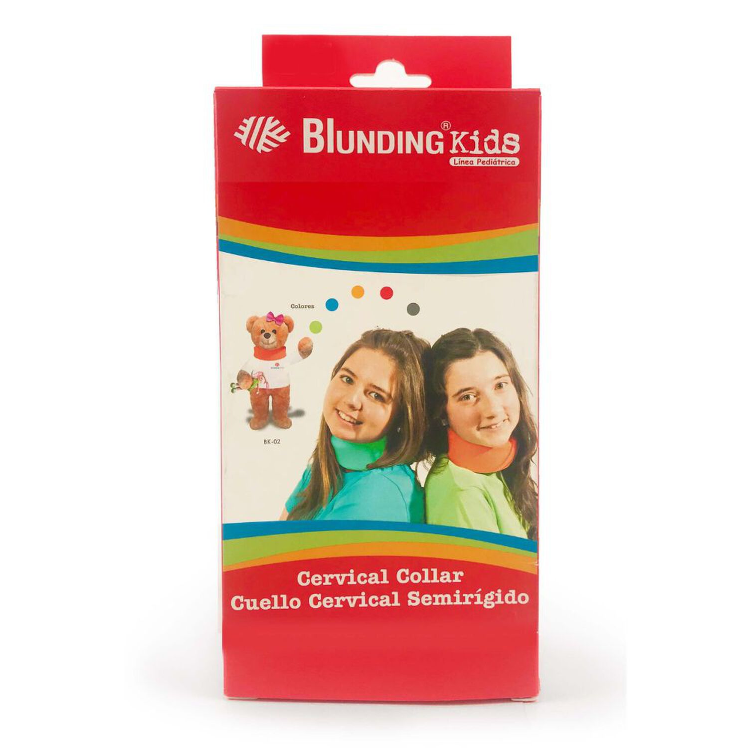 Collar Cervical Semirigido Verde 12-14-blunding image number 2.0
