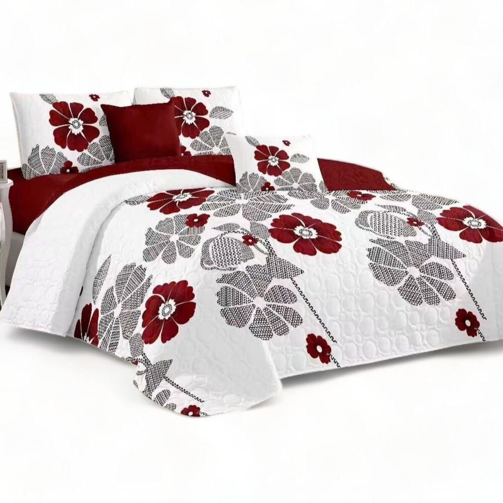 Cubrecama De Verano 2 Plazas Quilt + 2 Fundas De Almohada Cobertor Delgado Qvr2-132 image number 0.0