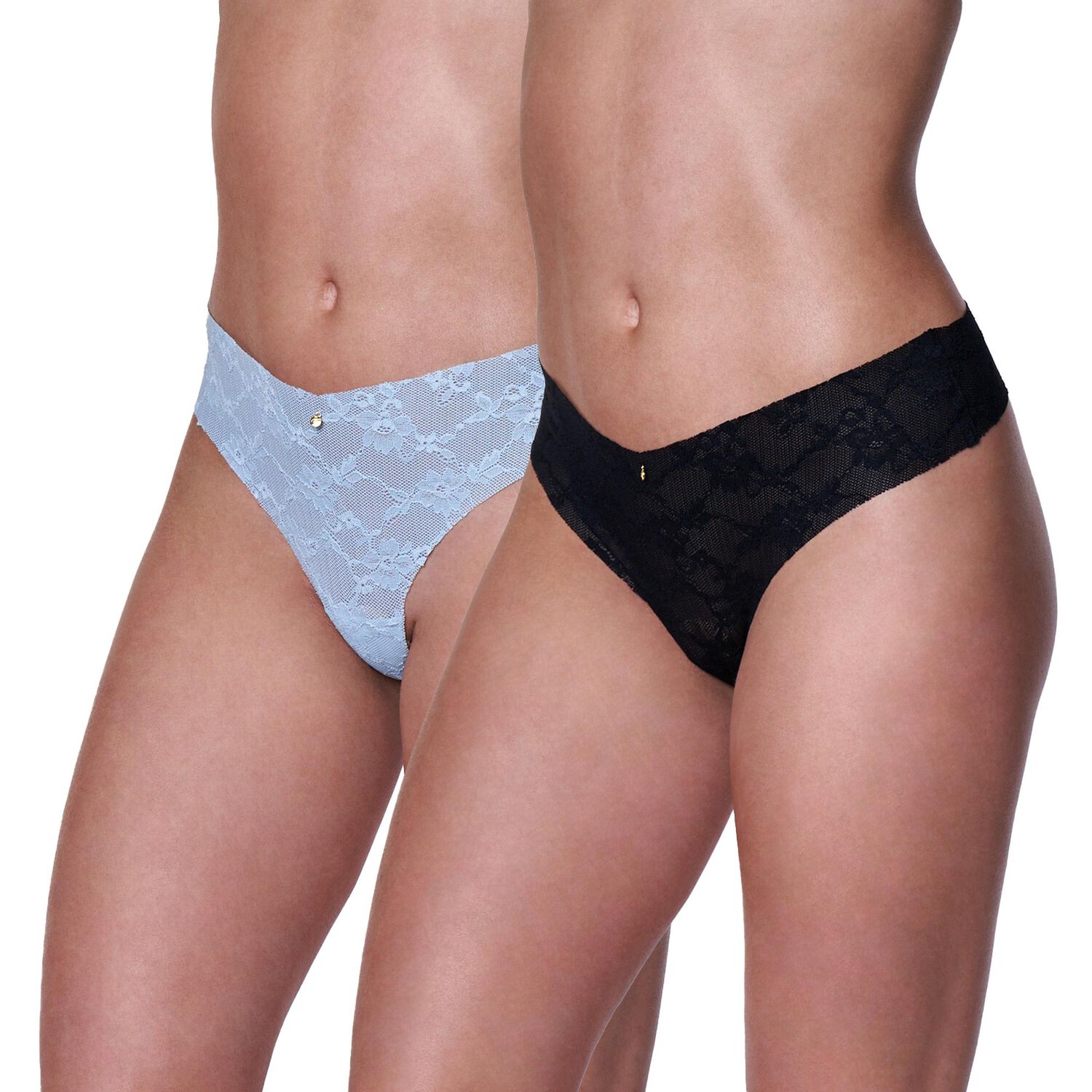 Pack 2 Calzones Bikini Encaje 20577 image number 3.0