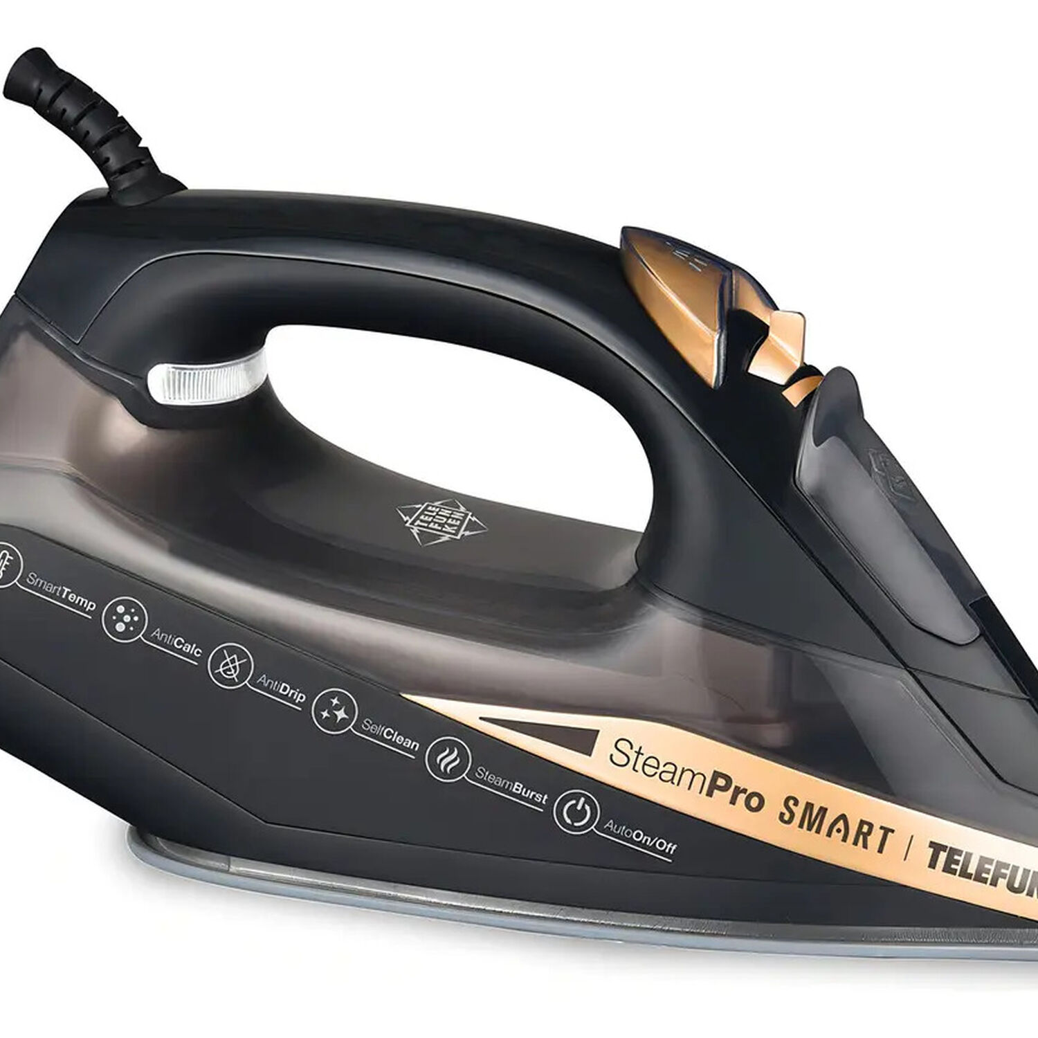 Plancha A Vapor Telefunken Steamprosmart 220w Color Negro image number 4.0
