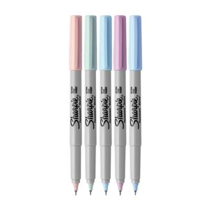 Sharpie 5 Marcadores Permanente Punta Fina Colores M&iacute;sticos