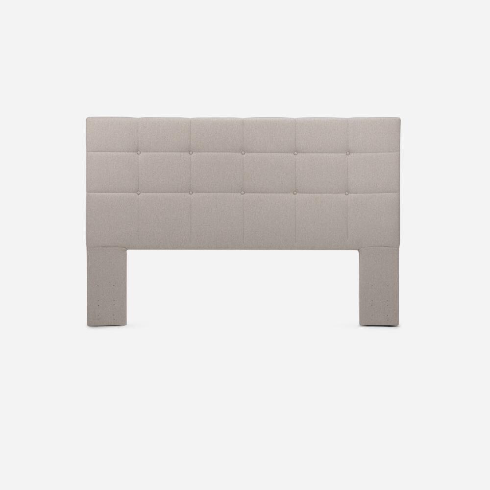 Cama Europea Rosen Autonomy / King / Base Dividida + Respaldo Issey Niebla image number 1.0