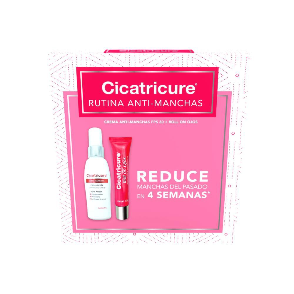 Pack Cicatricure Crema Anti-machas Fps 30 50 Gr + Roll On Ojos 15 Ml image number 0.0