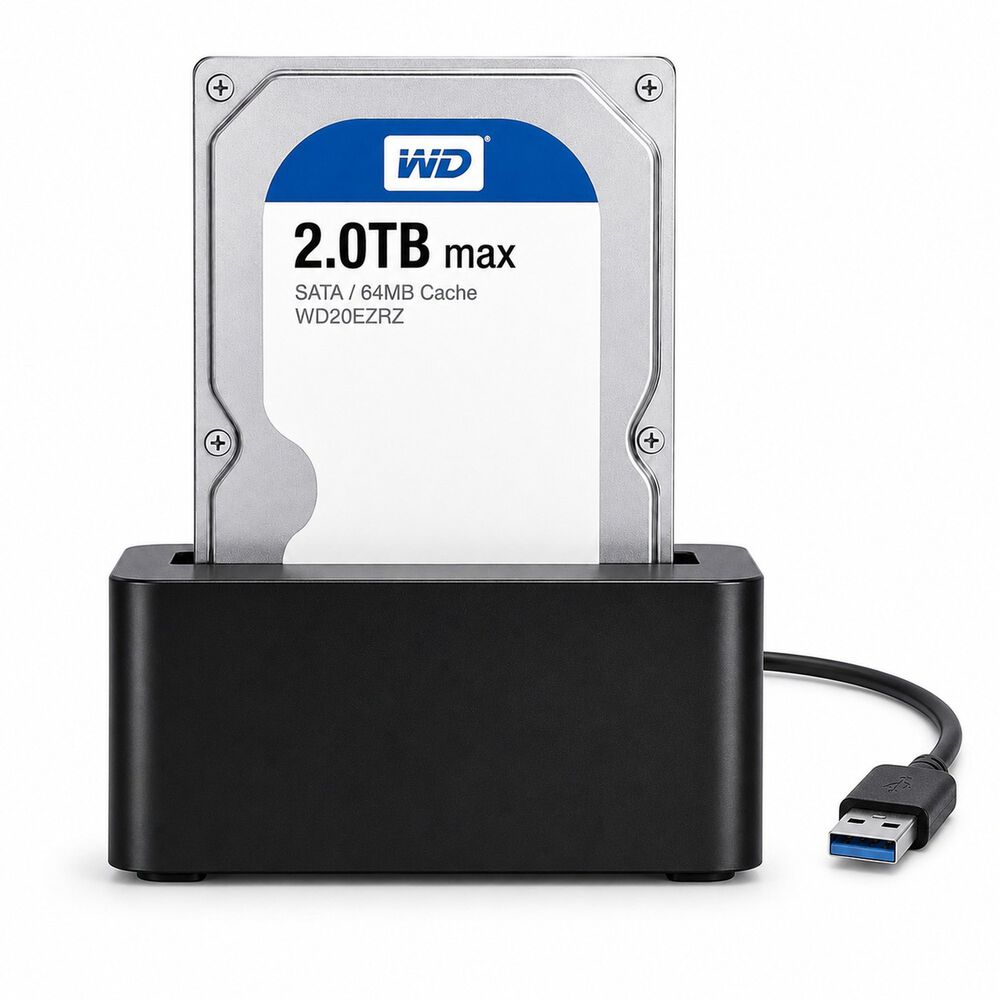 Lector De Discos Sata Usb 3.0 High Speed Dock Station Dck300 image number 2.0