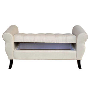 Banqueta Baul Diva Color Beige