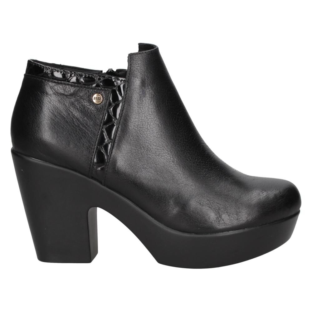 Bot&iacute;n Mujer Bruno Rossi Brmj630 Negro image number 0.0